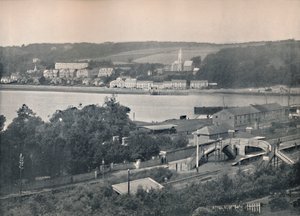 モンクスタウン-モンクスタウンピア駅から、1895 作： Unbekannt