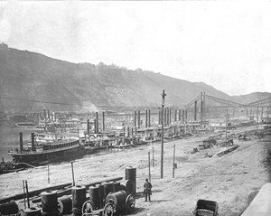 モノンガヒラワーフ、ピッツバーグ、ペンシルバニア、米国、c1900。 作： Unbekannt