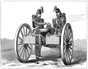 モンティニー機関銃、1870年 作： Unbekannt