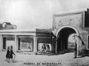 モンセラーテの扉、1836年、1920年代 作： Unbekannt