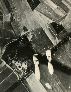 1939年から1940年、1941年の敵が保有する飛行場でのイギリスの爆弾の増加。 作： Unbekannt