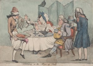 朝、または味の男、1802-11。