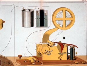 モールス電気印刷電信、C1882 作： Unbekannt