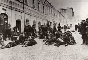モスクワのホームレスのシェルター居住者、ロシア、c1904 作： Unbekannt
