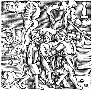 モーセがエジプトからイスラエル人を救い出した1557 作： Unbekannt