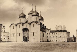 モスクワ。生神女就寝大聖堂。 1900年頃 作： Unbekannt