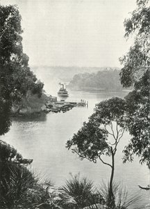 Cremorne Jetty、c1900のモスマンズベイ。 作： Unbekannt