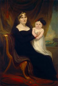 母と子、c。 1810年。 作： Unbekannt