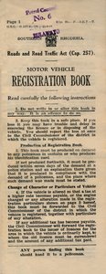 自動車登録簿、1949 作： Unbekannt