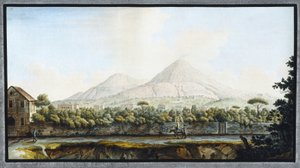 ヴェスヴィオ山、ナポリ王国、1767年頃 作： Unbekannt