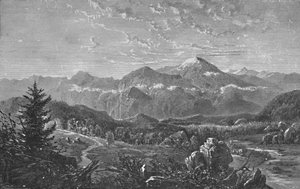 ワシントン山とホワイトヒルズ、1883年 作： Unbekannt