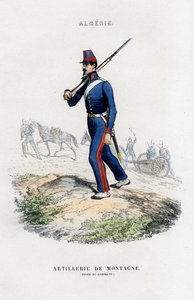 山の大砲、アルジェリアのフランス軍