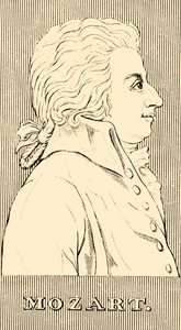 モーツァルト、1756-1791、1830。 作： Unbekannt