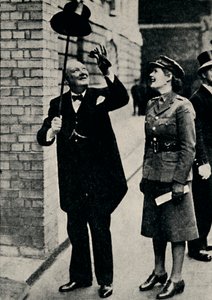 チャーチル氏、1940年代、1945年。 作： Unbekannt