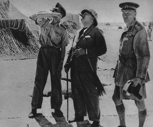 チャーチル氏とA.テダー卿、オーチンレック将軍、1942年 作： Unbekannt