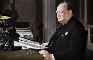 チャーチルスVEデイブロードキャスト、1945年1955年 作： Unbekannt