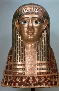 女性のミイラマスク、後期、紀元前1085-332年 作： Unbekannt