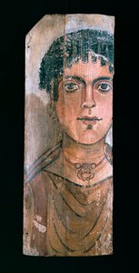 ミイラの肖像画、西暦 90 ～ 110 年。 作： Unbekannt
