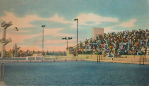 市営プール、バランキージャ、c1940年代