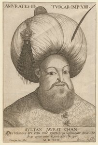 Murad III 1546-1595、オスマン帝国のスルタン、1593 作： Unbekannt