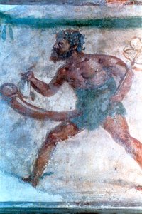 マーキュリーの壁画、ポンペイ、イタリア 作： Unbekannt
