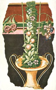 1928年、スイスのコミュニーにあるローマの別荘の壁画。 作： Unbekannt