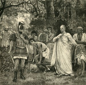 シセロの殺人、1890年。 作： Unbekannt
