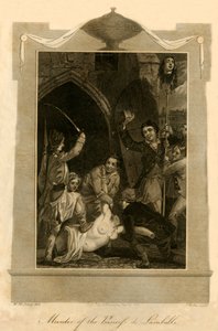 ランバル王女の殺害、1792年、1816年。 作： Unbekannt