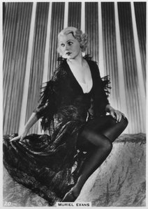 ムリエルエヴァンス、アメリカの映画女優、c1938