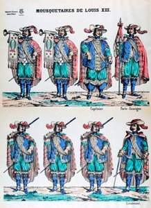 ルイ13世の銃士、17世紀19世紀 作： Unbekannt
