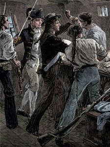 バウンティの乗組員の反乱、1789年19世紀後半 作： Unbekannt
