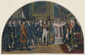 アーティストを飾るナポレオン、c1808、1896 作： Unbekannt