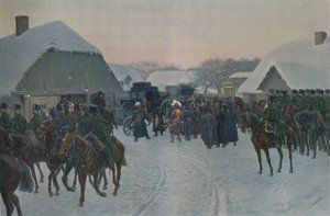 ナポレオンが1812年にスモルゴーニでフランス軍を去った1896年。