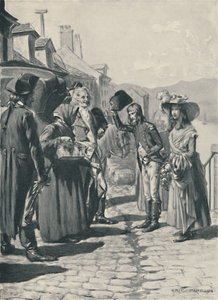 ナポレオンが妹のエリサとコルシカに向かう途中、1894、1896