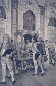 ナポレオンとオーストリアの皇后、ドレスデン、1812年、1896年。 作： Unbekannt