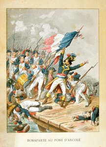 1796年11月15日、アルコラ橋でのナポレオン 作： Unbekannt