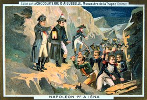 イエナの戦いでのナポレオン、1806年10月14日、19世紀 作： Unbekannt