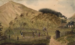 セントヘレナのナポレオン墓地、1833 作： Unbekannt