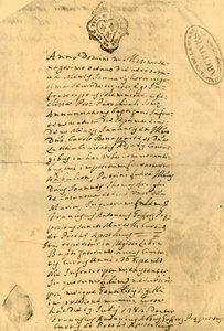 ナポレオン出生証明書、1771年7月21日、1921年。 作： Unbekannt