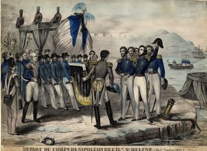 セントヘレナに出発する前のナポレオンの側近。 1840 作： Unbekannt