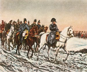 ナポレオンは1812年、1936年にベレジナに後退します。