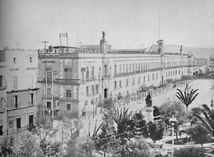 メキシコシティの国立宮殿、c1897。