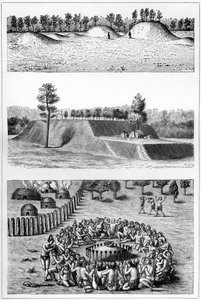 アメリカ先住民の遺跡、アメリカ、1901 作： Unbekannt