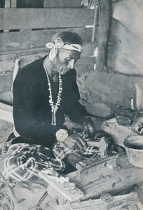 ナバホシルバーとターコイズジュエリー、1931年 作： Unbekannt