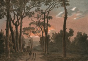 フィレンツェの近く、c1900。 作： Unbekannt