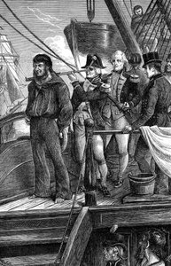 ネルソンと合図、コペンハーゲンの戦い、1801年 作： Unbekannt