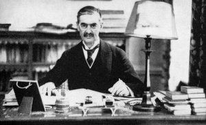 ネヴィル・チェンバレン1869-1940、イギリス首相、c1930s 1936 作： Unbekannt