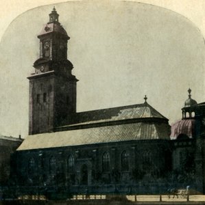 新しい教会、ベルゲン、ノルウェー、c1900。 作： Unbekannt