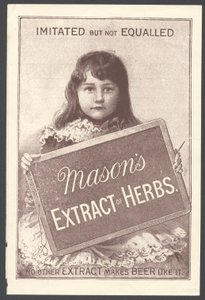 ニューボール＆メイソンのハーブのエキス、1890年代 作： Unbekannt