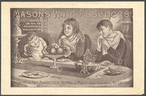 ニューボール＆メイソン社のワインエッセンス、1890年代 作： Unbekannt